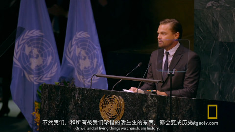 洪水来临之前 预告片/双语字幕 莱昂纳多迪卡普里奥/国家地理频道 气候变化纪录片